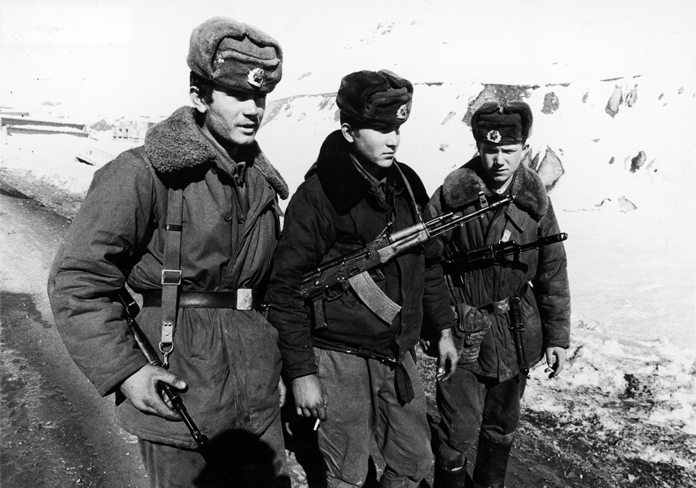 Советские военные в Афганистане.